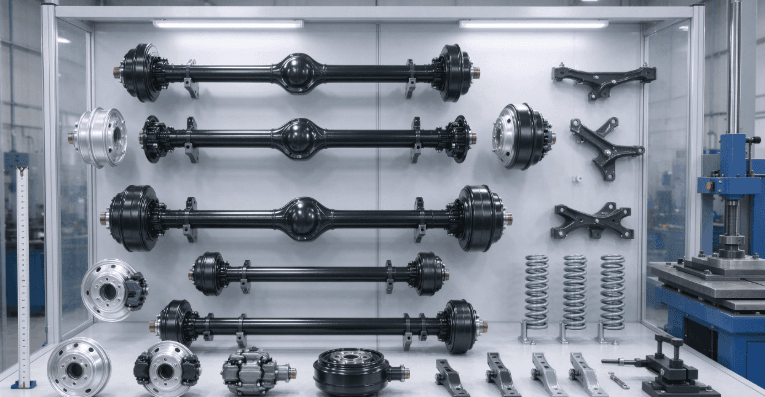 How to Select a Straight Trailer Axle for Load Fit and Braking