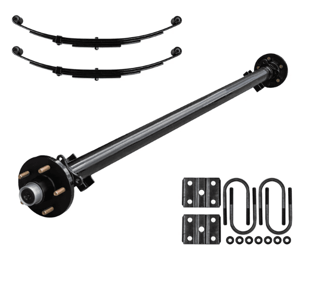 2000lbs trailer electric axle 5 on 4.5 — 2K-Brake Axle-5x4.5