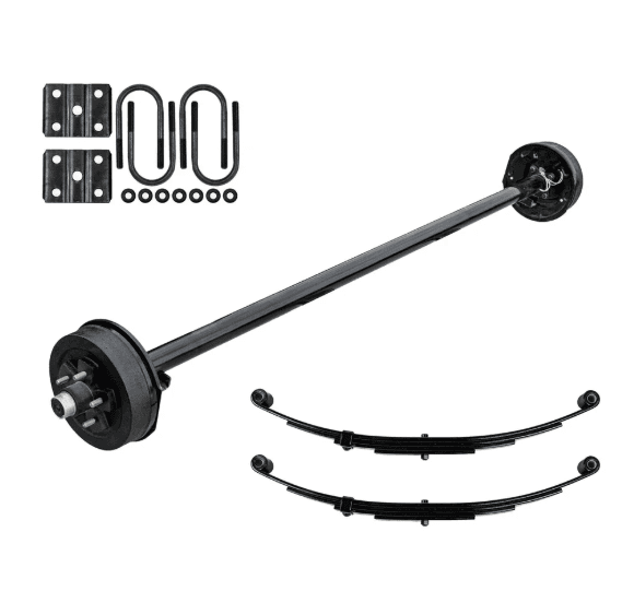 3500lbs trailer brake axle 5 on 4.5 — 3.5K-Brake Axle-5x4.5