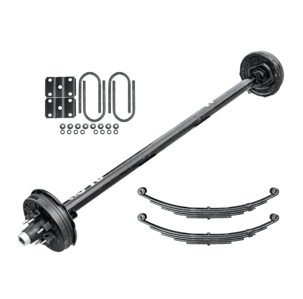 6000lbs trailer brake axle 6 on 5.5 — 6K-Brake Axle-6x5.5