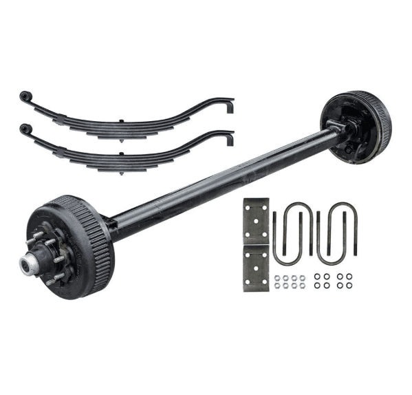8000lbs trailer brake axle 8 on 6.5 — 8K-Brake Axle-8x6.5